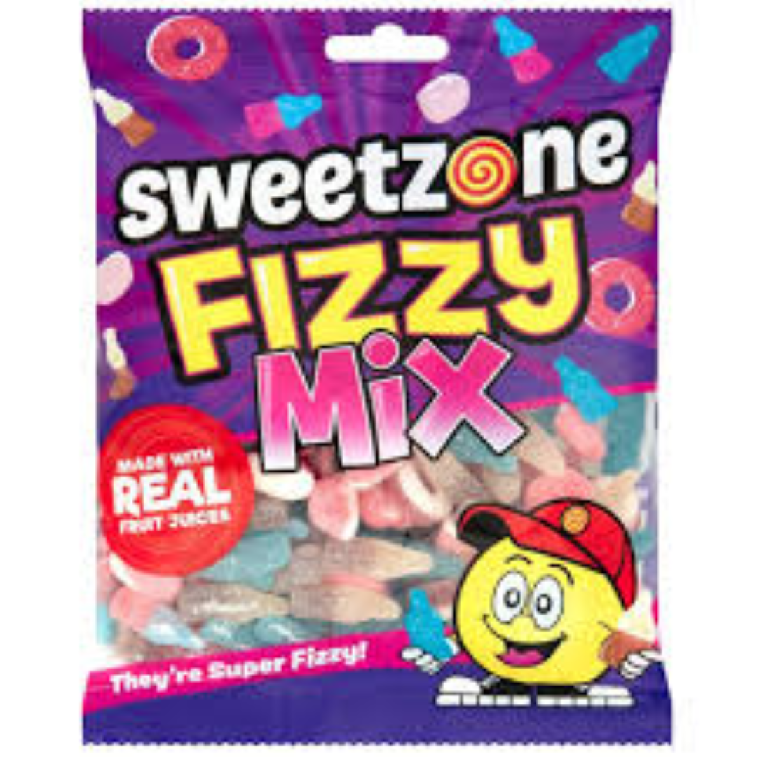 SWEETZONE FIZZY FRUITY MIX 180G